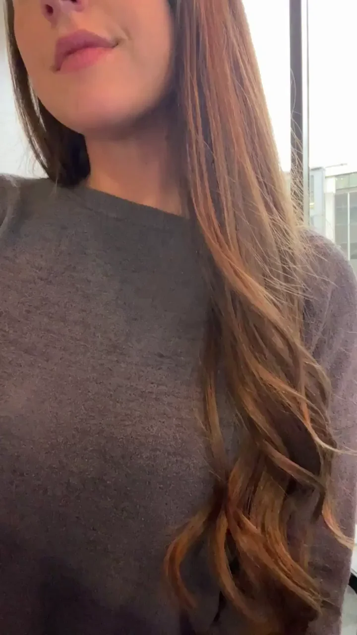 Work Wife Application: Orange Bra Tease in the Office