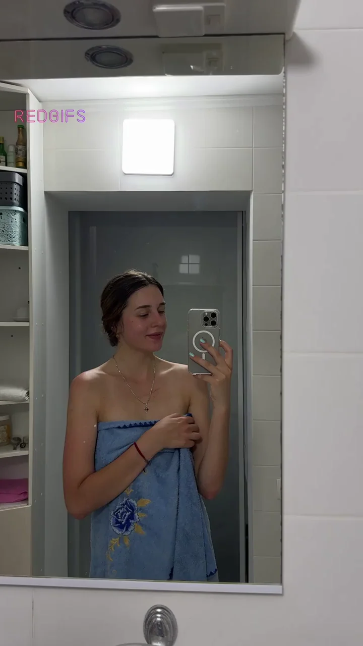 I decided to show my tiny tits after a shower