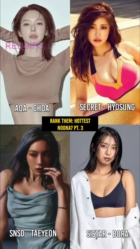 Hottest: Choa x Hyosung x Taeyeon x Bora