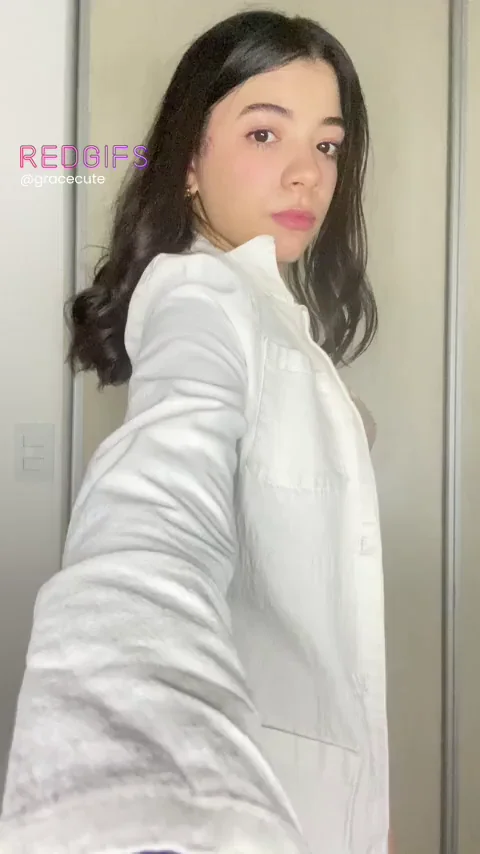 Quick Scrubs Tease Before Shift – Nurse's Slutty Reveal