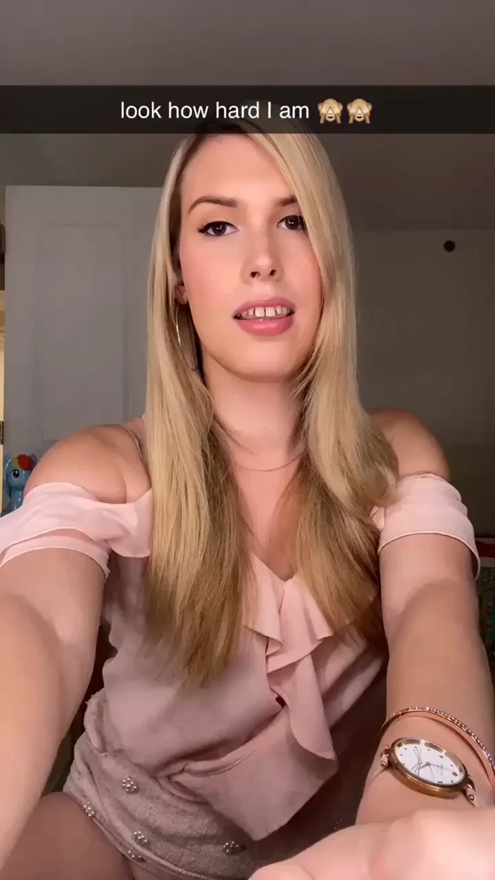 Trans Hottie's Rock-Hard Cock Begging for Your Tight Ride