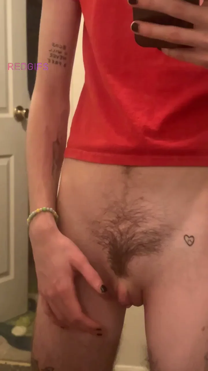 😈 Grabbing My Juicy Dick Hehe 💦 Trans Tease