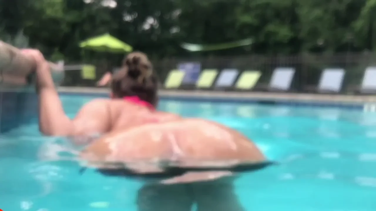 Spring Pool Tease: Can't Hold the Moan on Ass 🍑💦 [GIF]