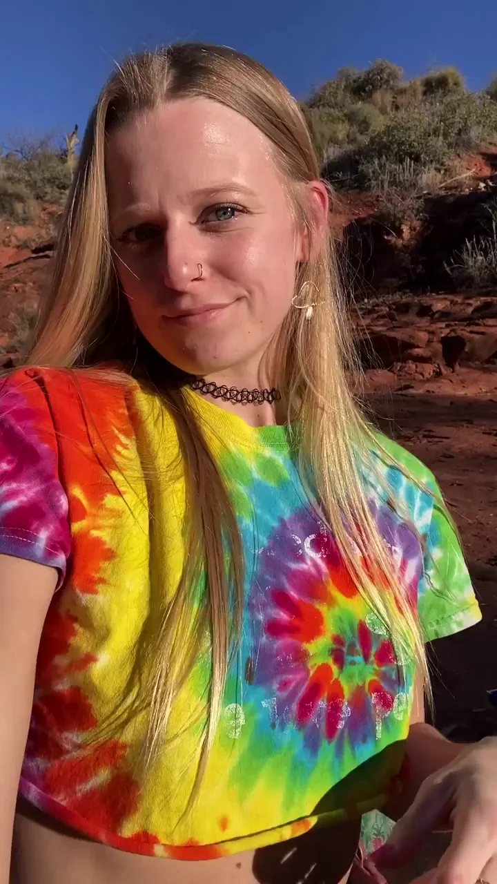 I love letting my boobs feel the breeze :) [gif]