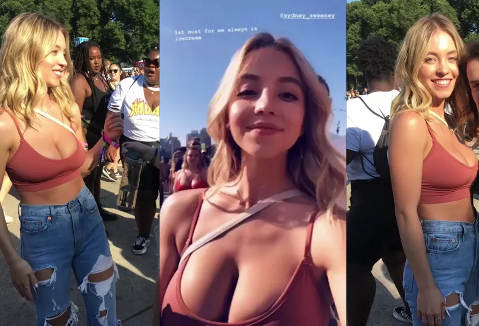 Sydney Sweeney at lollapalooza