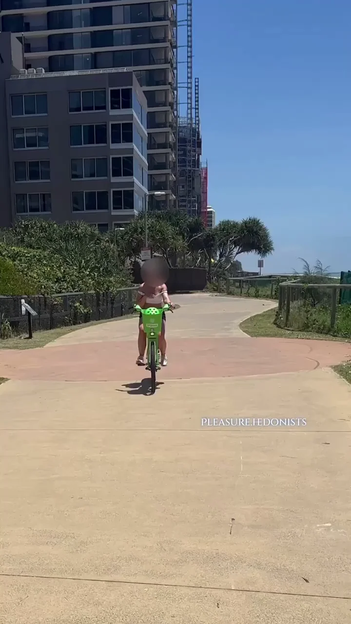Boobs out bike ride