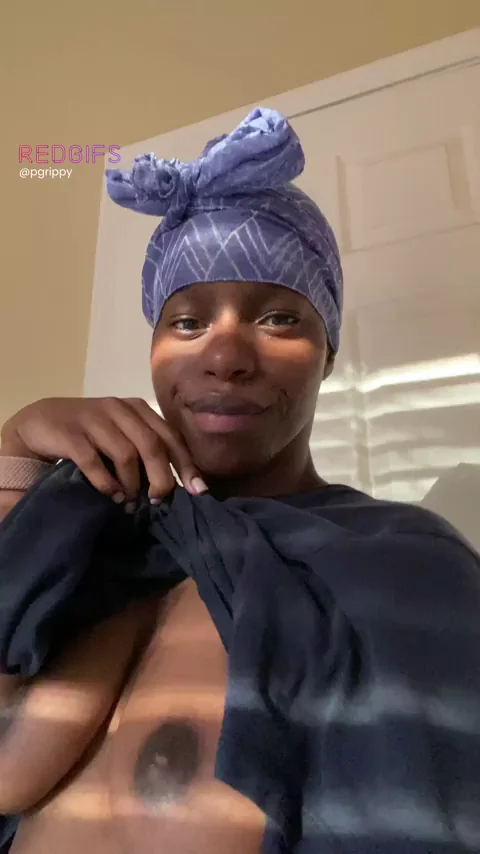 Eyes Up Here? Nah, Staring at These Juicy Black Tits! 👀🍈🍈