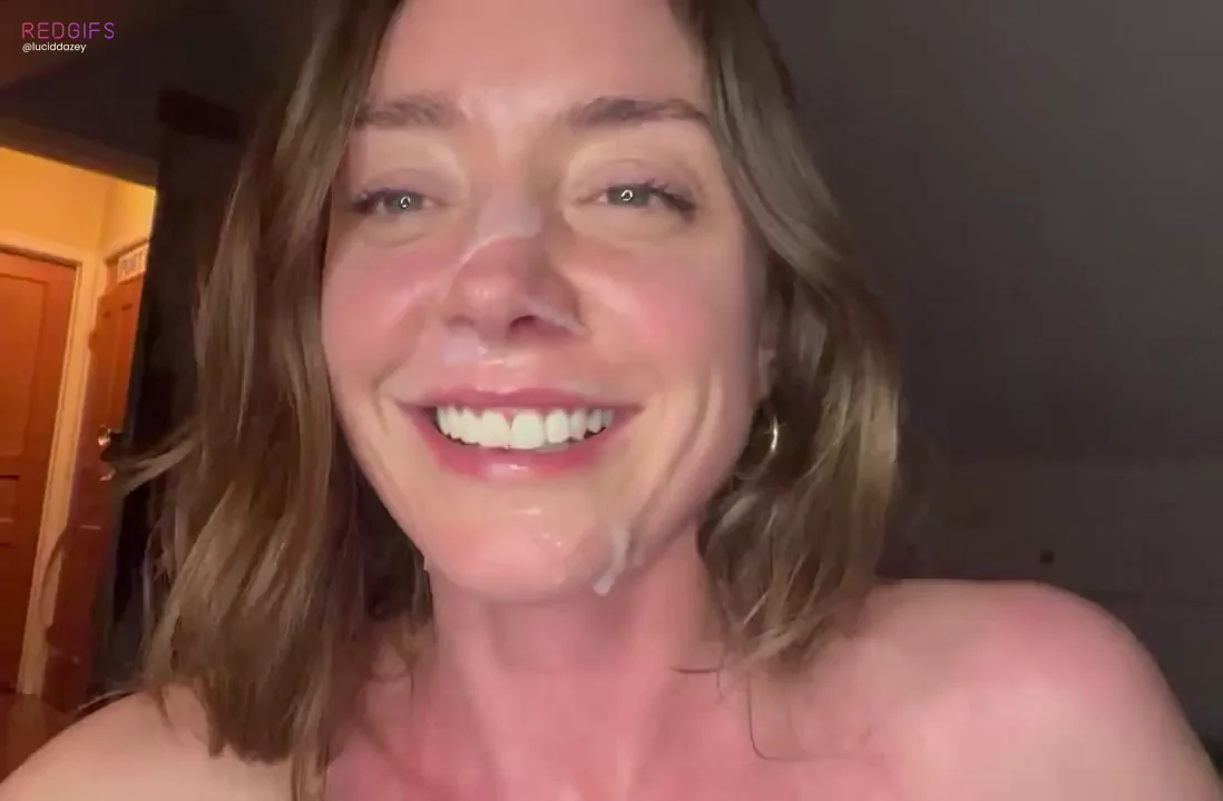 Happy when im covered in cum