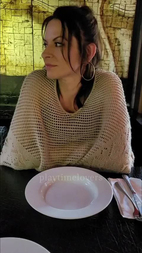 He asked me to flash him in our favorite restaurant