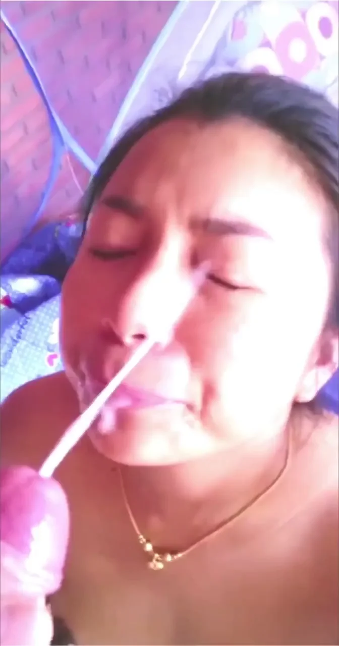 😈 Asian Slut Boss's Cum Dumpster Wish Fulfilled with Massive Facial 💦🍆