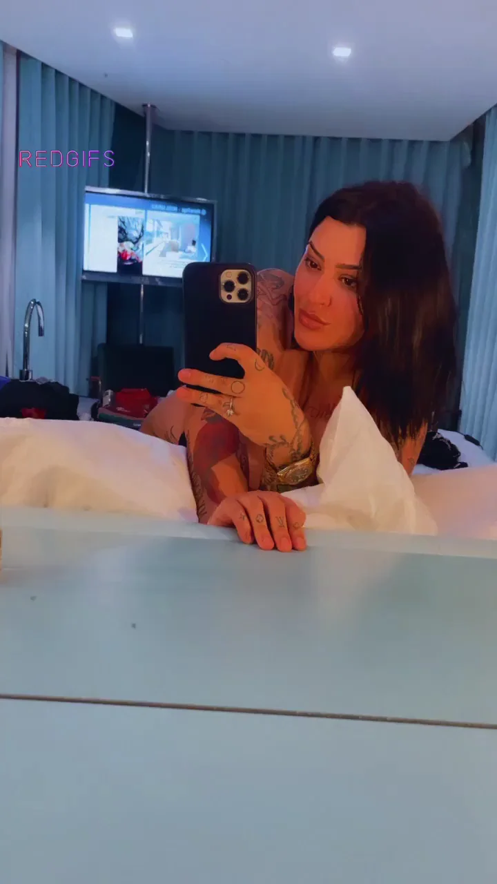 I'm this hot and sexy, maybe we should do something in bed, right?