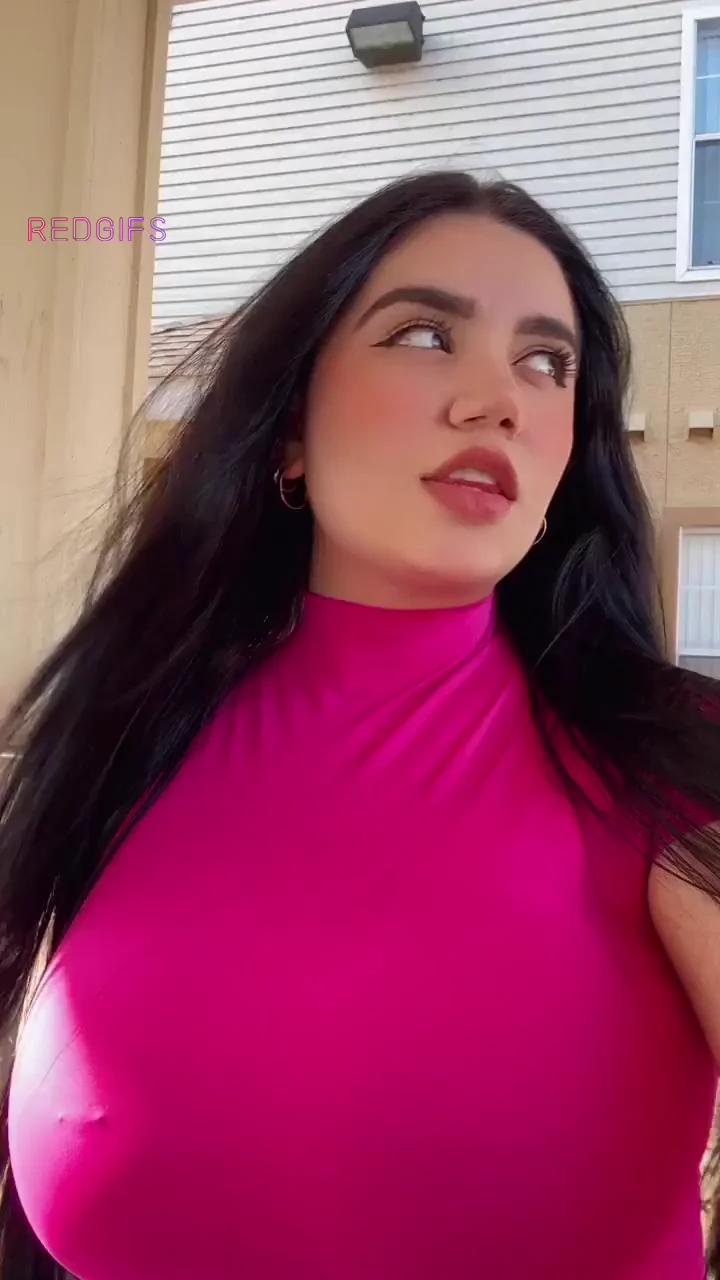 In pink