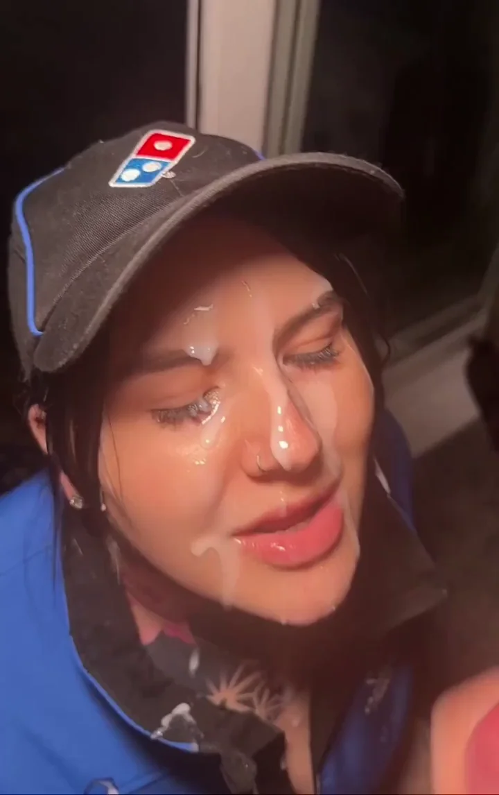 🍕 Domino's Slut: Employee of the Month Cum-Face Glory 😈💦
