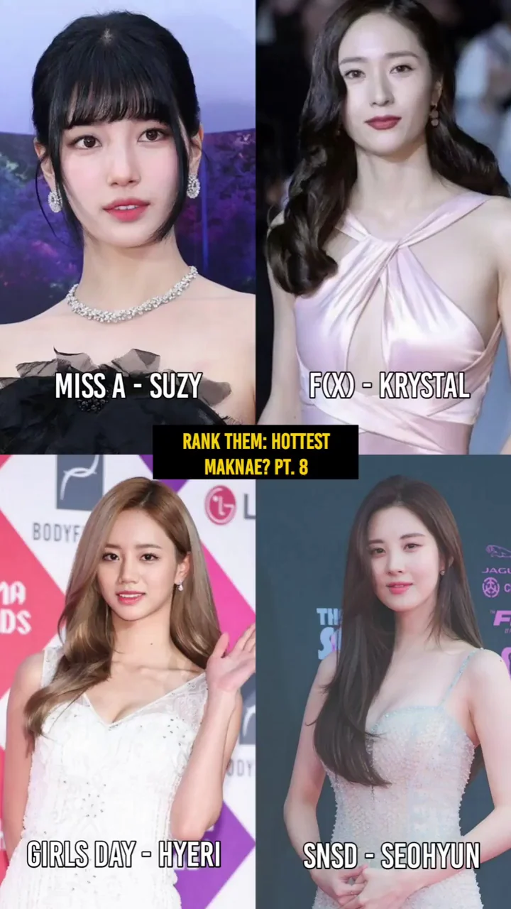 Hottest: Suzy x Krystal x Hyeri x Seohyun