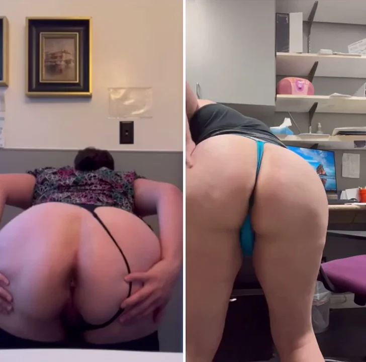 Thong Pulled Aside or Off? Juicy Ass Tease 🔥🍑