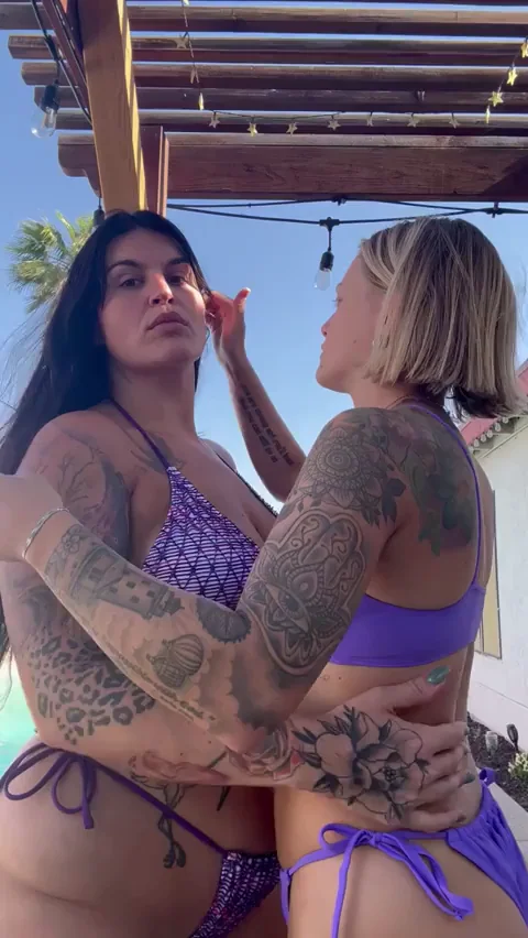 Real couple making out
