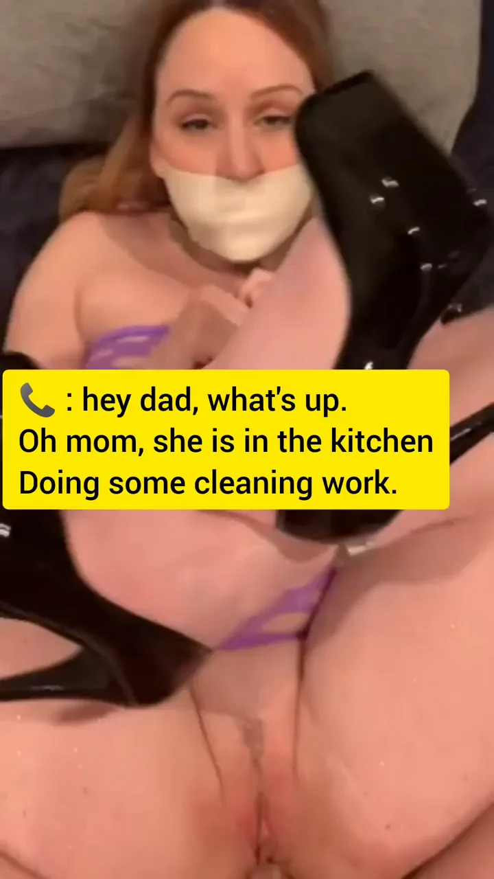💦 Dad Calls While I Pound Mom's Wet Pussy Raw 😈🔥