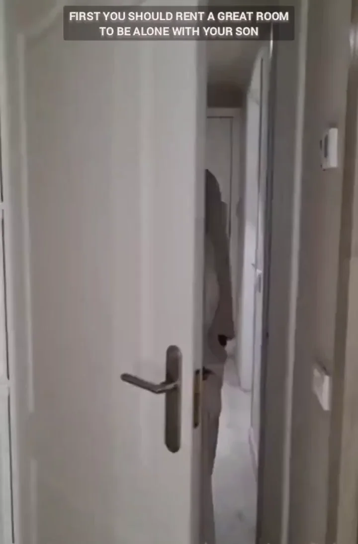 Mom's instructions for interacting with her son. Step by step