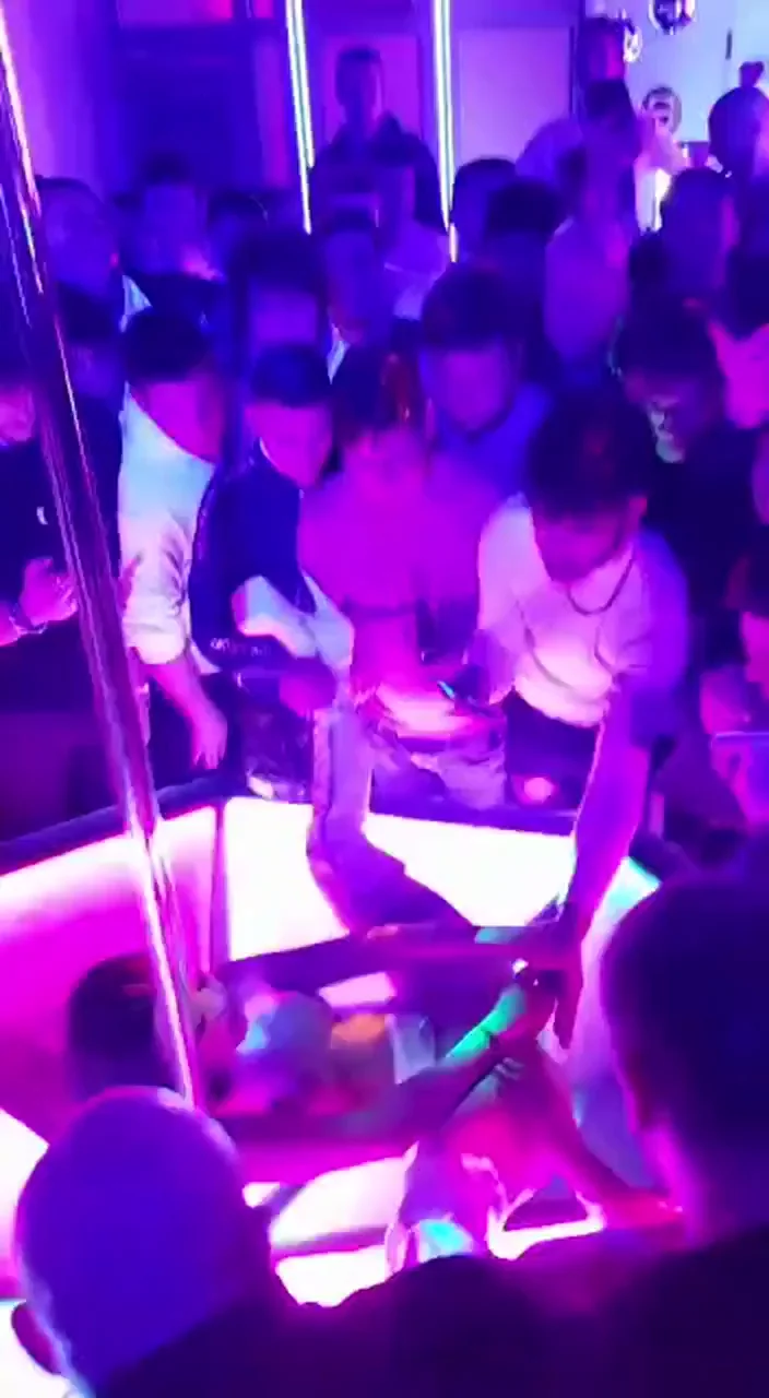 🔥 Club Slut Grabs All the Attention with Her Tits Out 💦