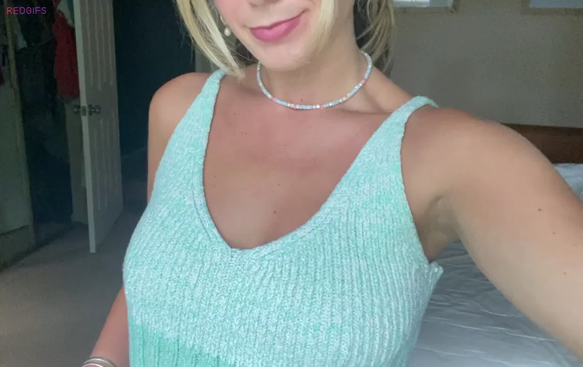 My Fave Slutty Blue Tease 💙🩵 Tits Out! 😈