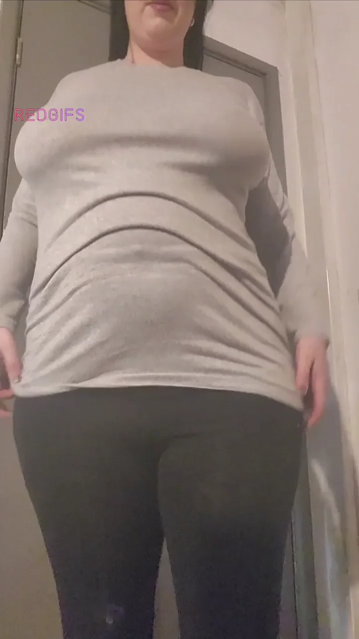 Real MILF Teases with Her Massive Natural Tits