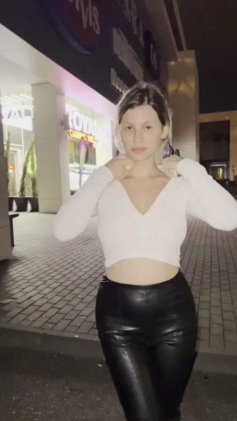 Dates with me always involve flashing my tits