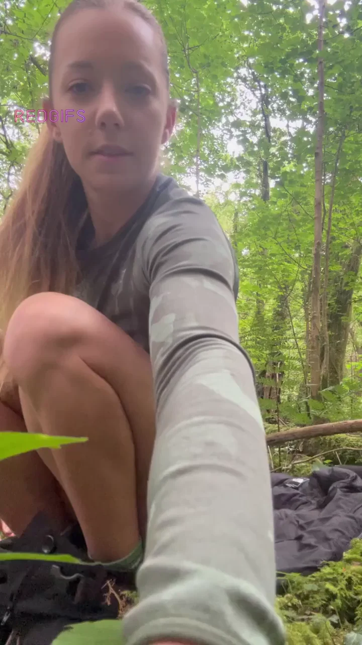 Forest Slut's Wild Pussy Play