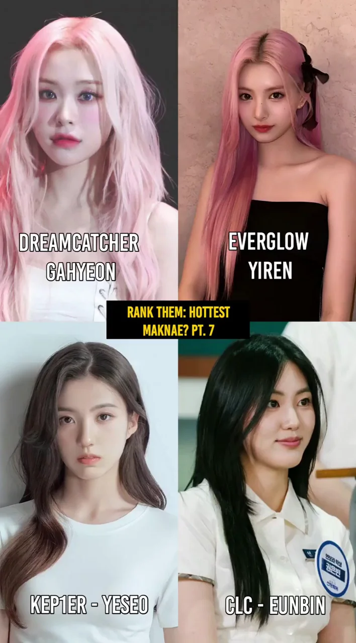 🔥 Hottest K-Pop Sluts: Gahyeon, Yiren, Yeseo & Eunbin Tease 😈🍑