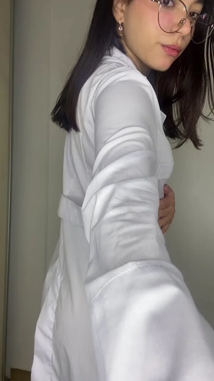 Nurse Slut's Exam Tease with Thong Booty Reveal