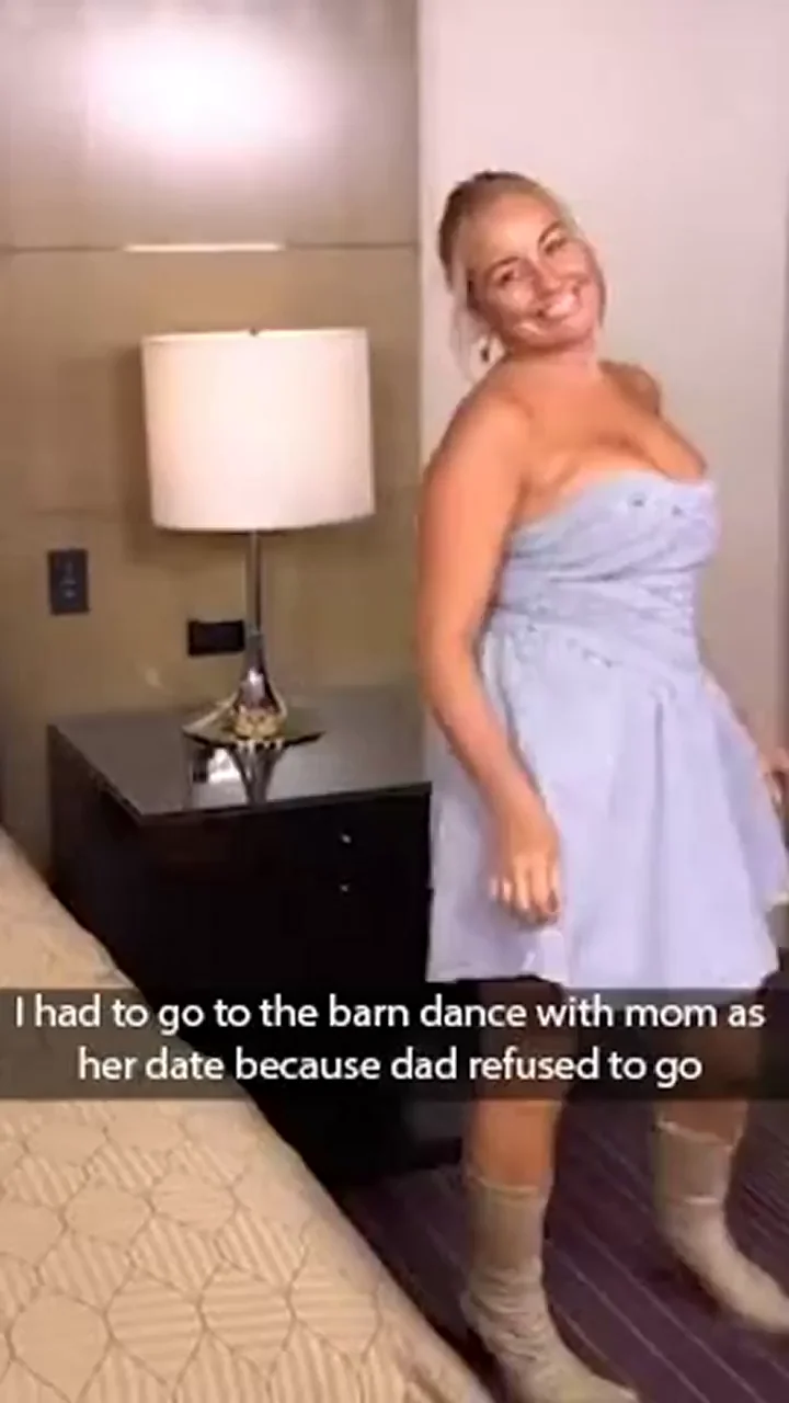 Mom's Teasing Barn Date Strip for Horny Son