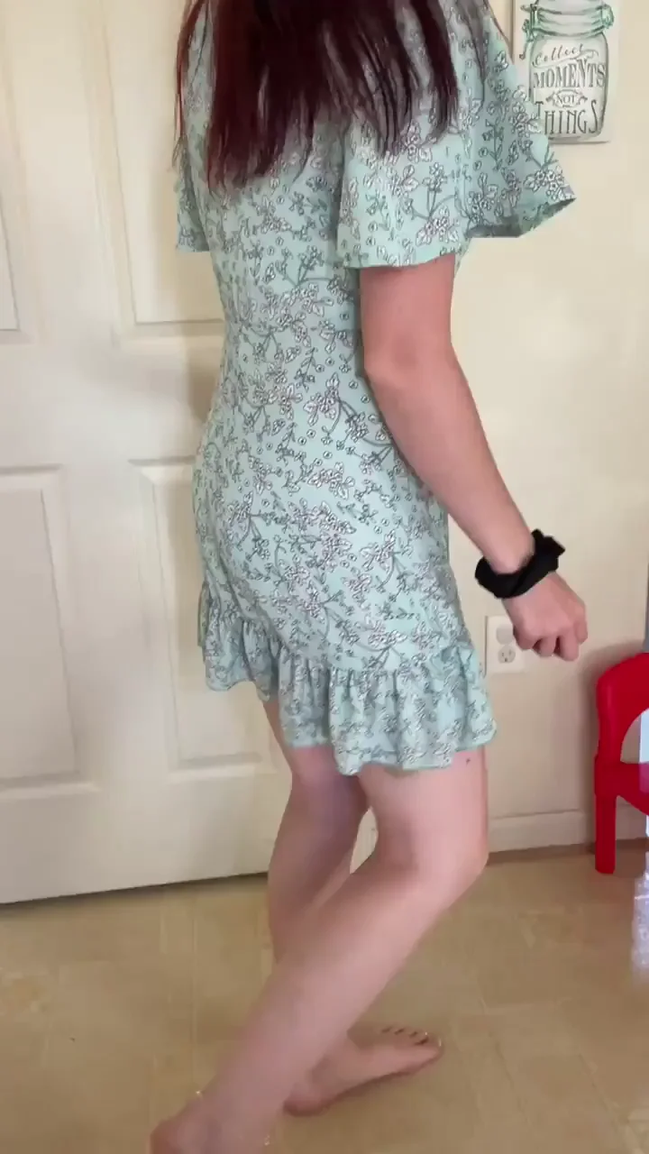 Closet Tease: Grabbing That Secret Ingredient in a Flirty Mini Dress