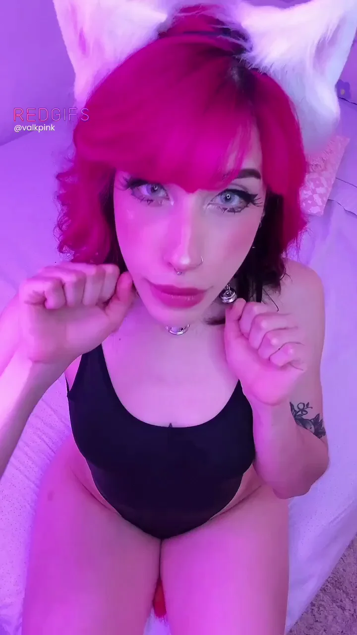 Cute Pink-Haired Foxgirl Begs for Her Master 😻🦊💦