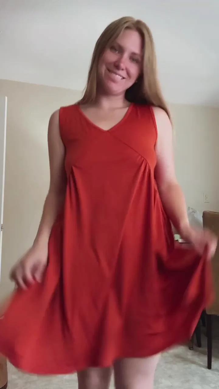 If you can’t tell, I’m naked under this dress