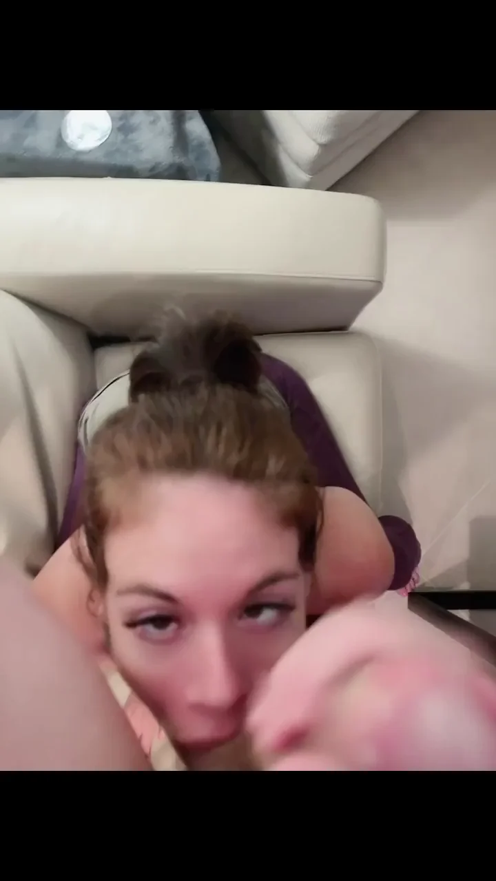 Stepmom's Sloppy POV Cock Worship on the Couch