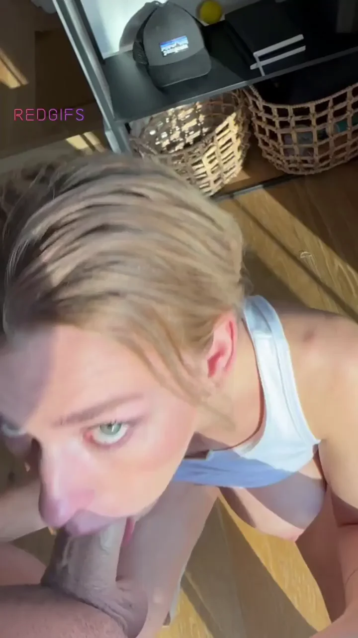 Gagging on his cock