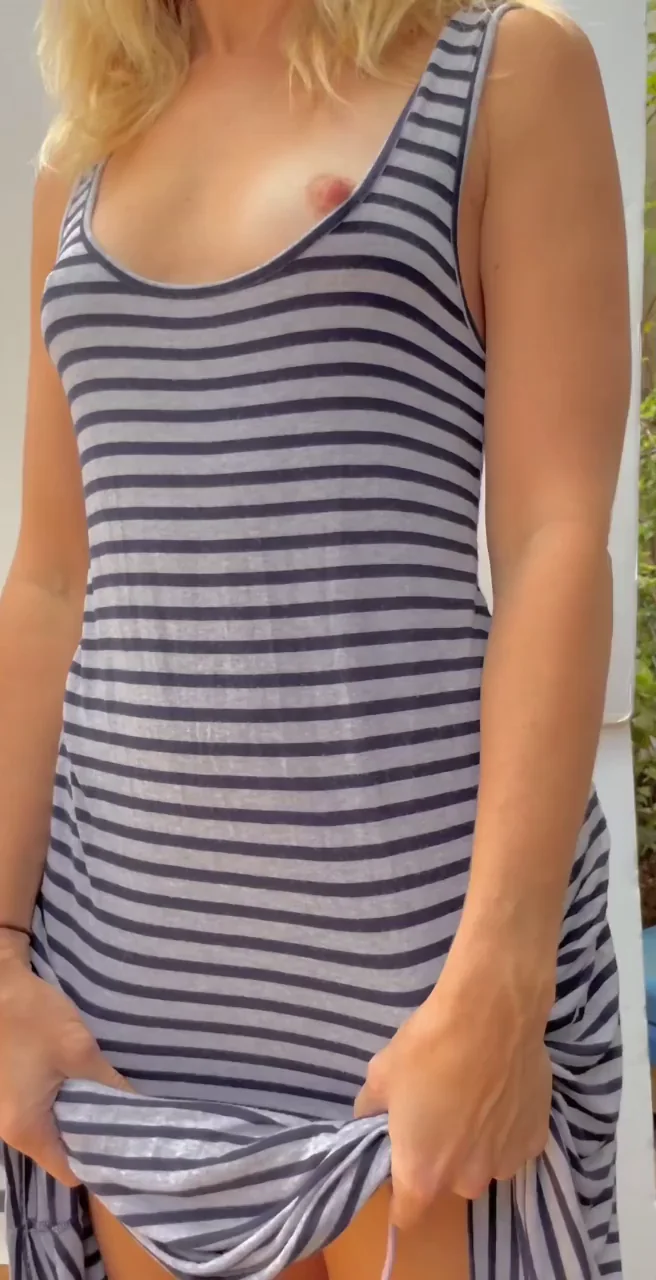 🔥 Naughty Secret Under My Sundress at Parent Meet & Greet 😈