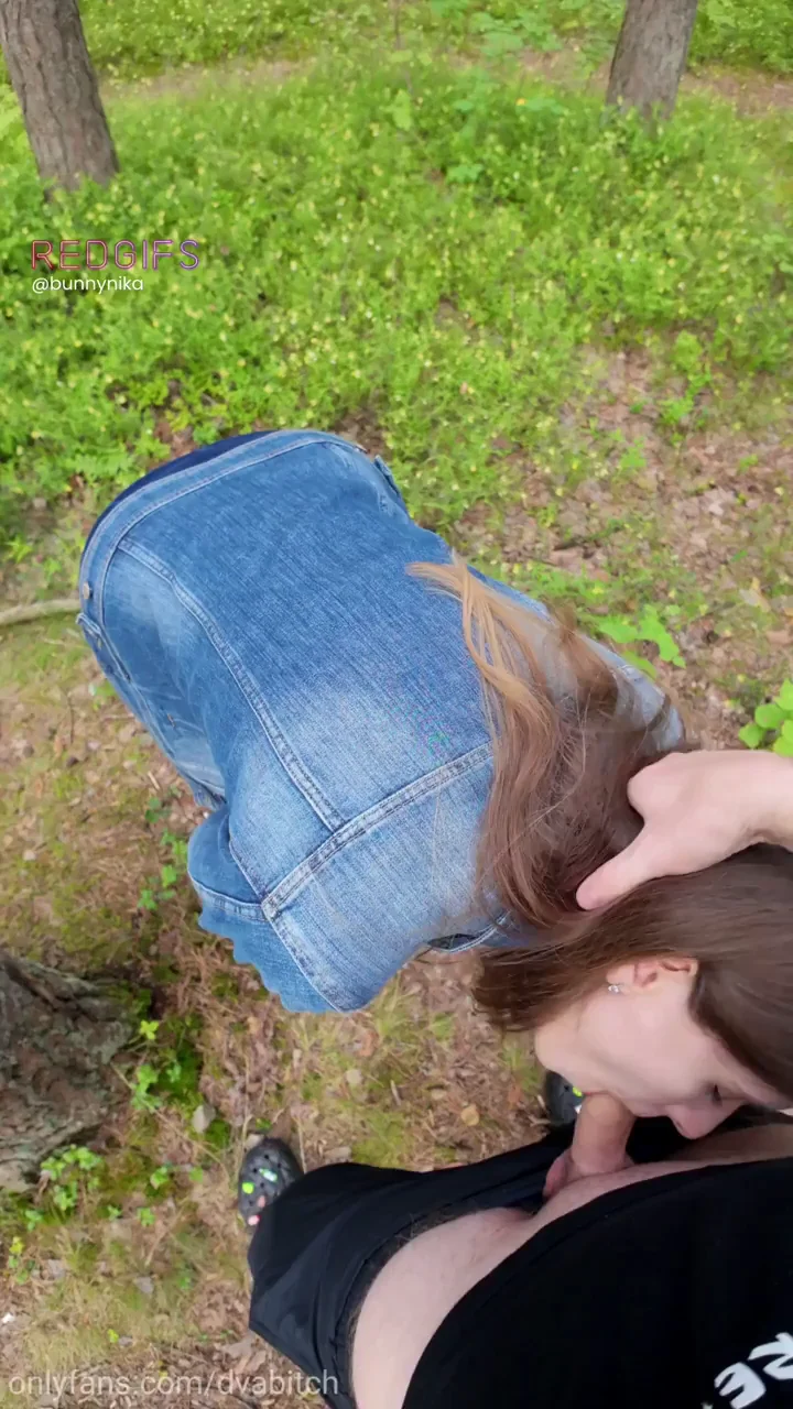 Step Sis Needs Cock in Her Mouth Even Outdoors