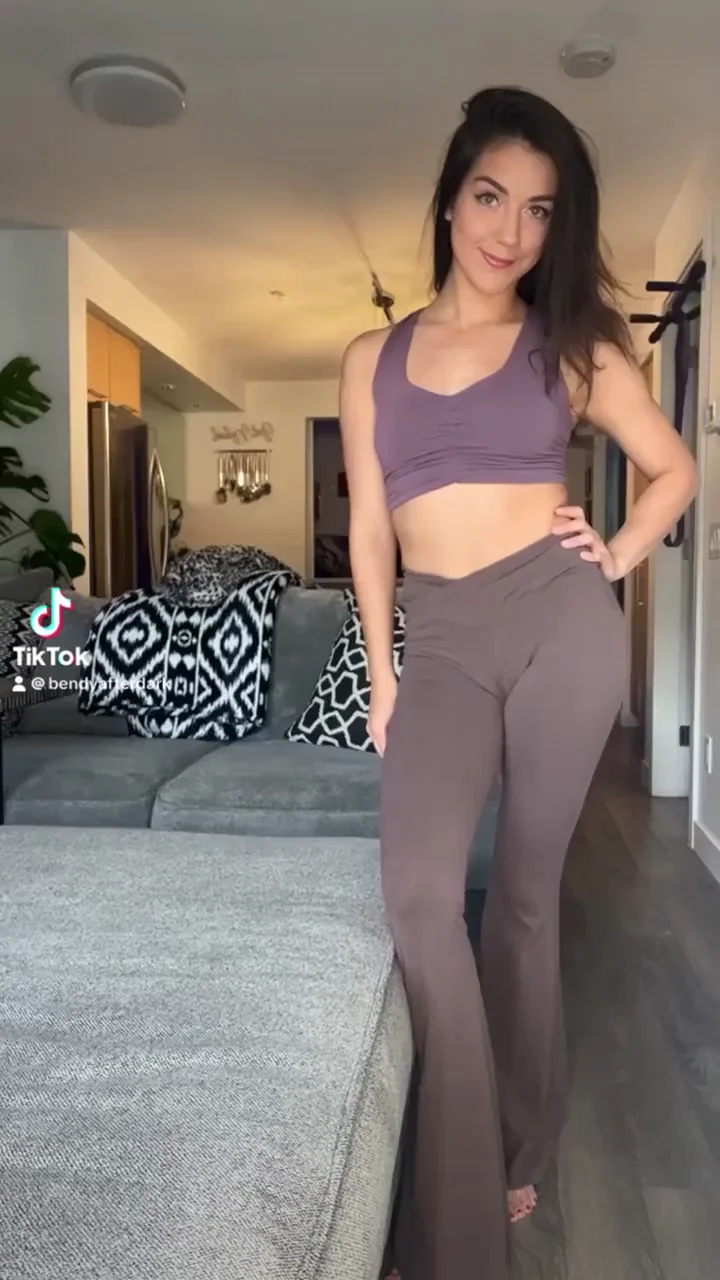Legs behind head