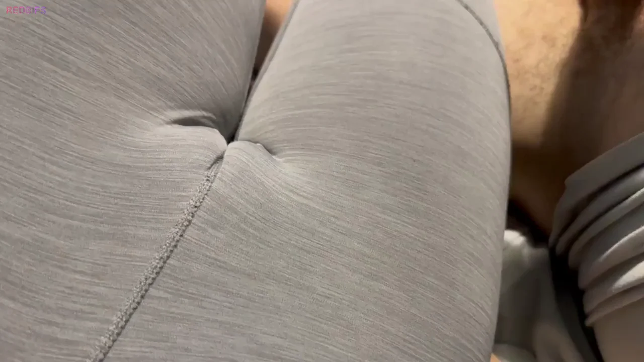 Post-Workout Cum Blast on Gym Slut's Leggings 💦😈