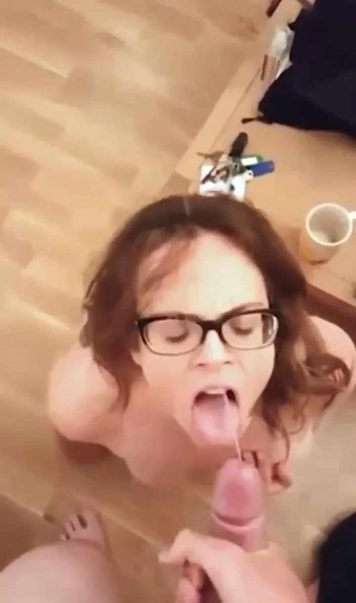 Told her to keep her glasses on for the facial