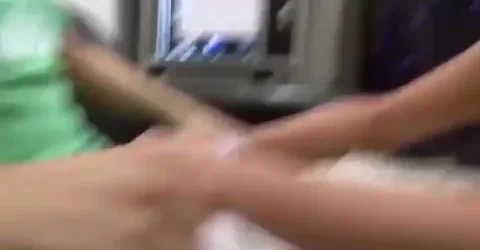 Blonde works it