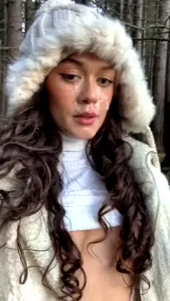 His cock got cold on our walk... so naturally i warmed it up using my mouth ??