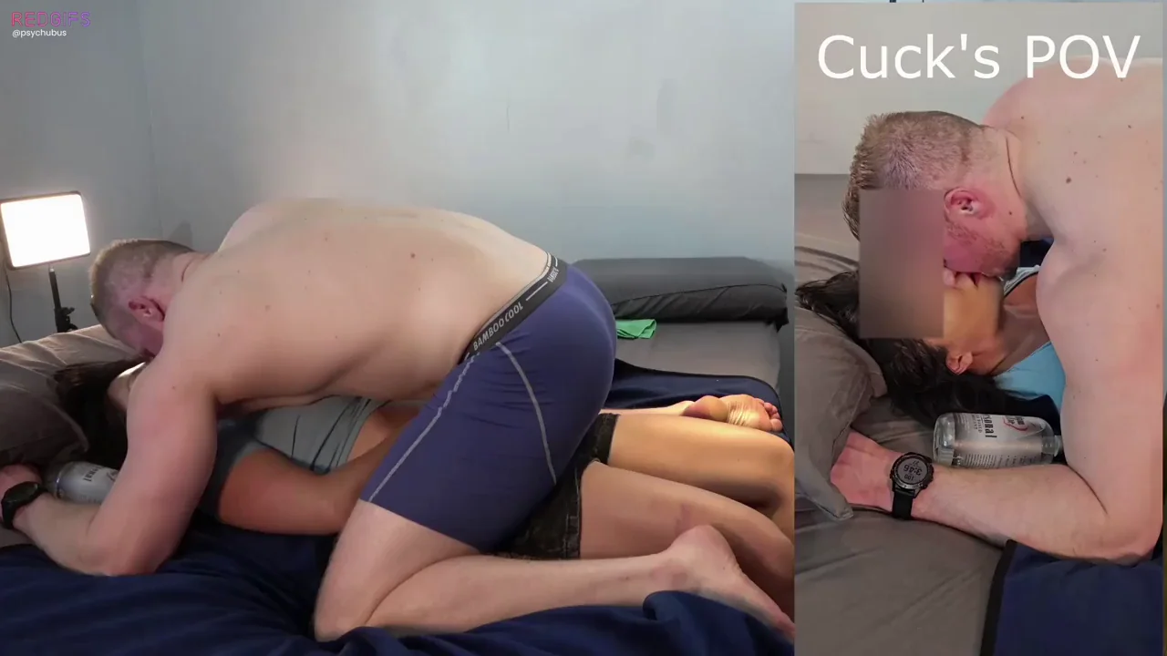 This video was taken from the Cuck’s point of view. I got her all warmed up and eager to take my mouth and dick, all while he was kept locked in a chastity cage