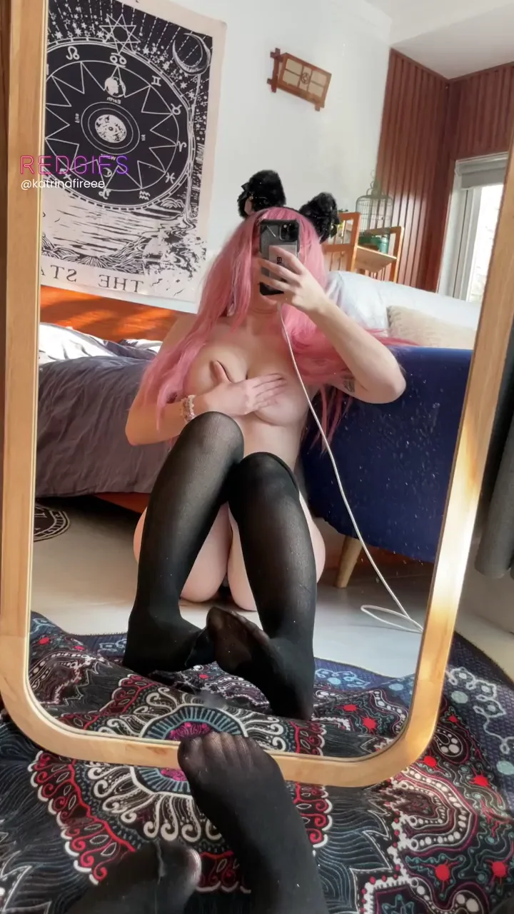 Teasing in Thigh Highs Til You Strip Me Bare 😈👙