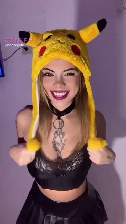 Pikachu Petite Teases You to Explosive Orgasm 😈⚡🍆💦