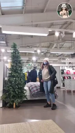🛏️ Testing Beds by Flashing My Perky Naturals in IKEA! 😈