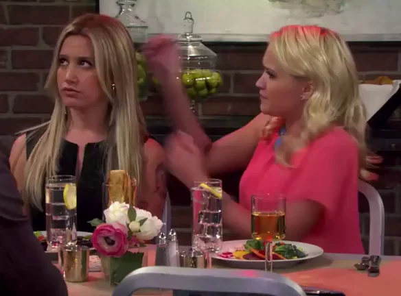 Disney stars Ashley tisdale and Emily osment in Young and Hungry