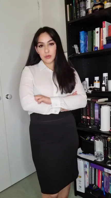 Thick Latina Tease Strips Out of Office Slut Fit