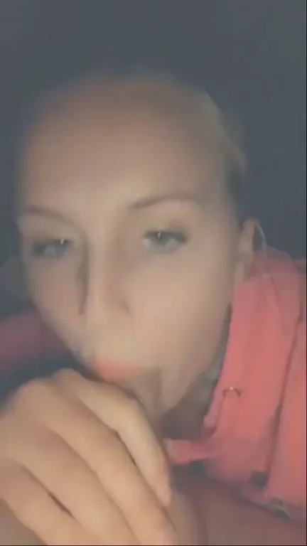 Deepthroating White Dick