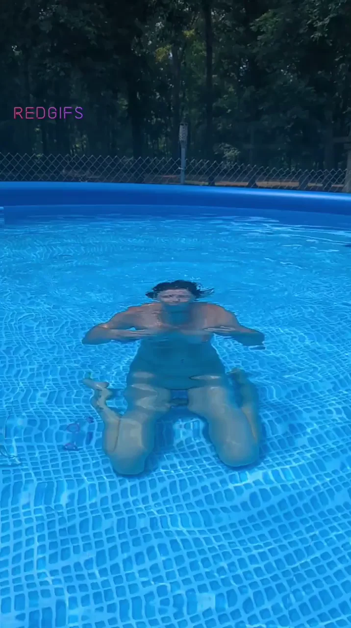 Milf and Stud's Steamy Pool Float Tease